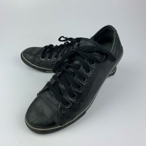 Leather converse sneakers size 6.5 womens